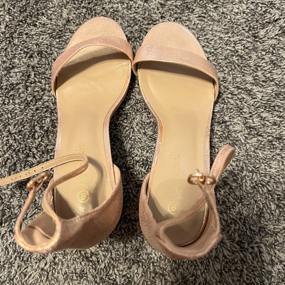 rose gold heels